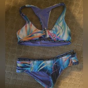 patterned swimsuit bikini